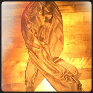 Tan light weight scarf